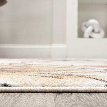 Giglio Modern Botanical Flower Area Rug